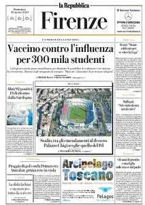 la Repubblica Firenze - 30 Agosto 2020