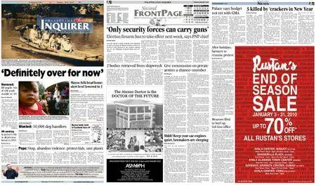 Philippine Daily Inquirer – January 03, 2010