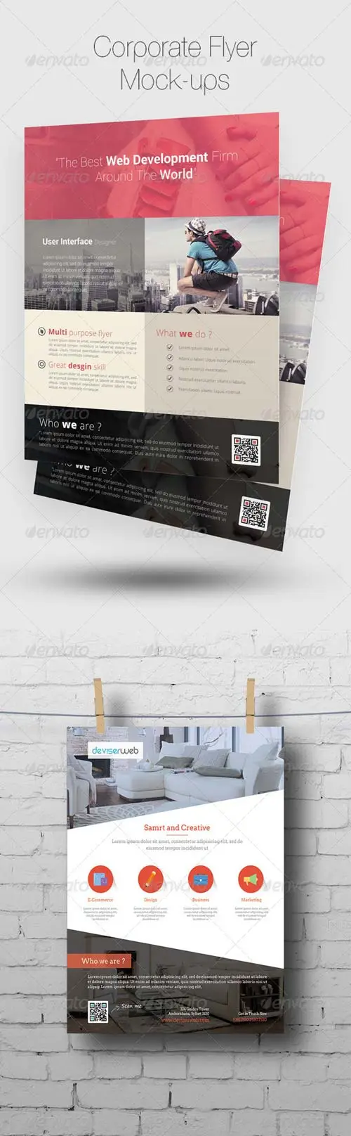GraphicRiver Flyer/Poster Mock-ups 7604070