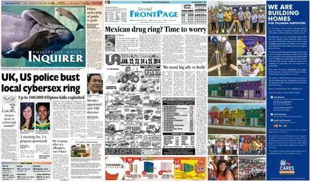 Philippine Daily Inquirer – January 17, 2014