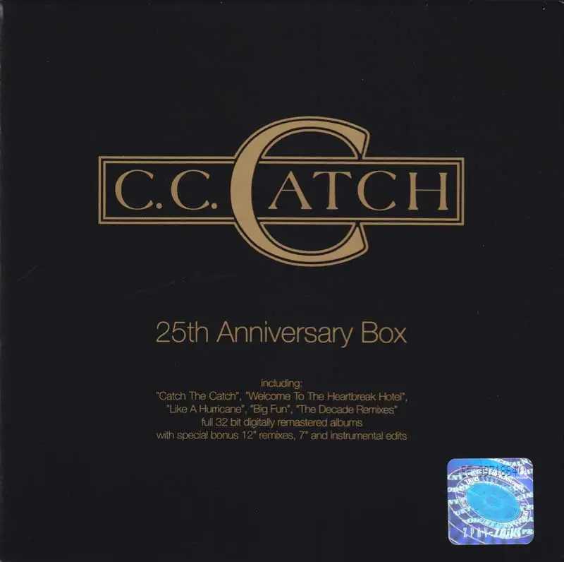 Музыка cd качества. C C catch 25th Anniversary Box 5 CD. C.C. catch - 25th Anniversary Box. C.C.catch логотип. C C catch обложки альбомов.