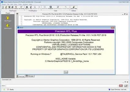 Mentor Graphics Precision 2019.1