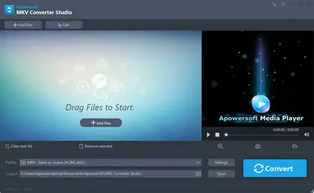 Apowersoft MKV Converter Studio 4.3.2 (Build 10/20/2015) Multilingual