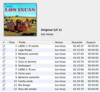 Los Incas - Original (2 LP / FLAC)