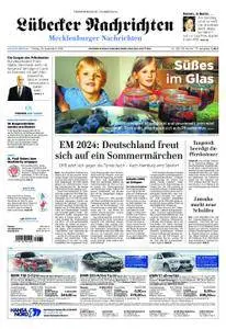 Lübecker Nachrichten Mecklenburg - 28. September 2018