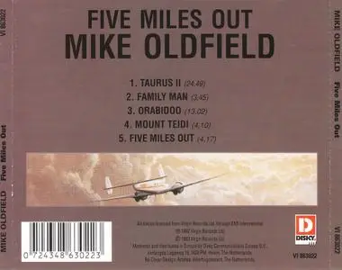 Mike Oldfield - Five Miles Out (1982)