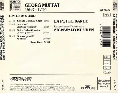 Sigiswald Kuijken, La Petite Bande - Muffat: Concertos and suites (1991)