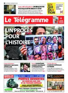 Le Télégramme Concarneau – 02 septembre 2020