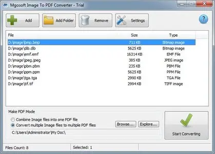 Mgosoft Image To PDF Converter 8.5.17 + Portable