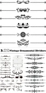 Vectors - Vintage Ornamental Dividers