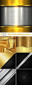 Vectors - Shiny Metal Backgrounds 3