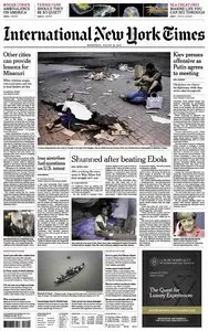 International New York Times - Wednesday 20 August 2014