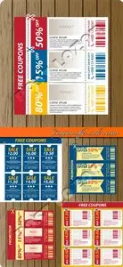 Coupon offer sale vector