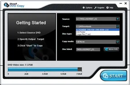 iSkysoft DVD Copy 2.3.0.2