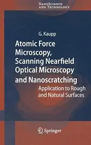 Atomic force microscopy, scanning nearfield optical microscopy and nanoscratching: application to rough and natural surfaces