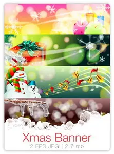 Vector Xmas Banner 1