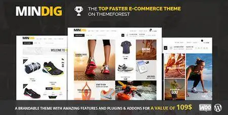 ThemeForest - Mindig v1.6.0 - a Flat & Multipurpose Ecommerce Theme - 8922501