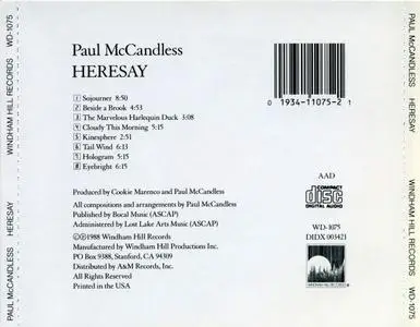 Paul McCandless - Heresay (1988) {Windham Hill}