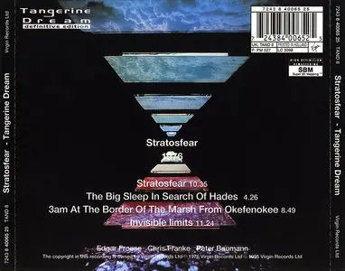 Tangerine Dream - Stratosfear (1976)  [1995, Definitive Edition, SBM Remaster]