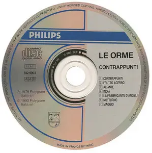 Le Orme - Contrappunti (1974) [1990, Philips/Polygram 842 506-2]