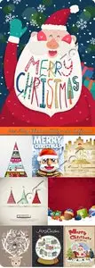 2015 Merry Christmas holiday vector background
