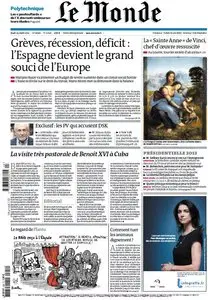 Le Monde du Jeudi 28 Mars 2012