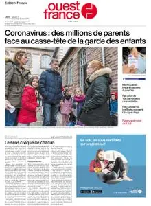 Ouest-France Édition France – 14 mars 2020