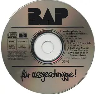 BAP - Für usszeschnigge (1981, CD issue 1986)