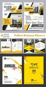 Vectors - Yellow Business Flyers 2