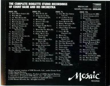 Count Basie - The Complete Roulette Studio Recordings Of Count Basie & His Orchestra (1993) {10CD Box Set Mosaic MD10-149}