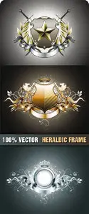 Stock Vector - Heraldic Frame