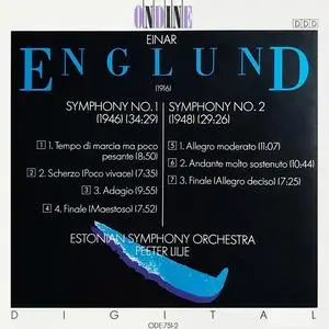 Peeter Lilje, Estonian State Symphony Orchestra - Einar Englund: Symphonies 1 & 2 (1990)