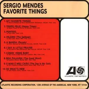 Sergio Mendes - Sergio Mendes' Favorite Things (1968) {Atlantic}