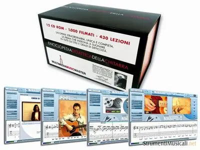 Enciclopedia Multimediale Didattica Della Chitarra (12 CD) Completa