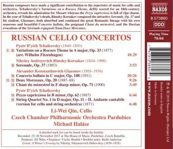 Li-Wei Qin, Michael Halász, Czech Chamber Philharmonic Orchestra Pardubice - Russian Cello Concertos (2019)