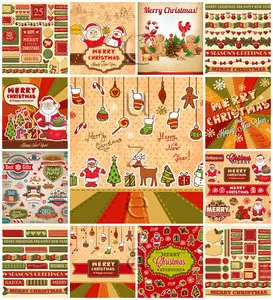 Vector - Merry christmas elements 