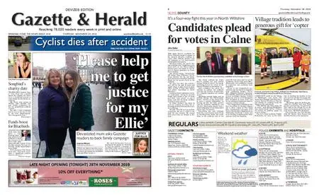 Gazette & Herald – November 28, 2019