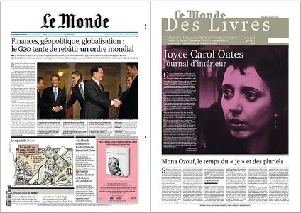 Le Monde + Des Livres 03 Avril 2009