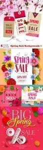 Vectors - Spring Sale Backgrounds 7