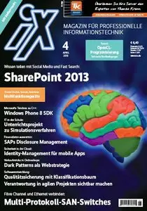 IX Magazin für Professionelle Informationstechnik April No 04 2013