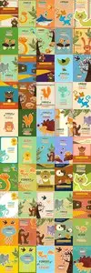 Vector Illustrations - Cute Animals