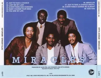 Fifth Avenue - Miracles (1981) [2007, Reissue]