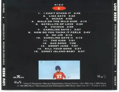 Lou Reed - Between Thought And Expression. The Lou Reed Anthology [3CD] (1992)