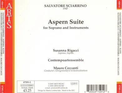 Salvatore Sciarrino - Aspern Suite for Soprano and Instrument (2000)