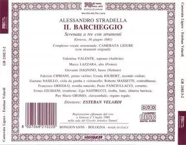 Estévan Velardi, Camerata Ligure - Alessandro Stradella: Il Barcheggio (1991)