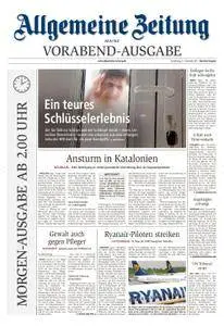 Allgemeine Zeitung Mainz - 22. Dezember 2017