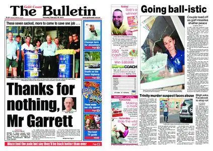 The Gold Coast Bulletin – February 25, 2010