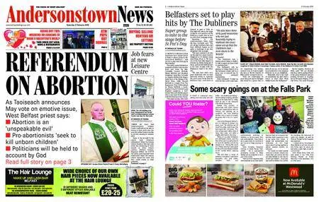 Andersonstown News – February 03, 2018