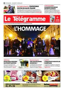 Le Télégramme Saint Malo – 22 octobre 2020