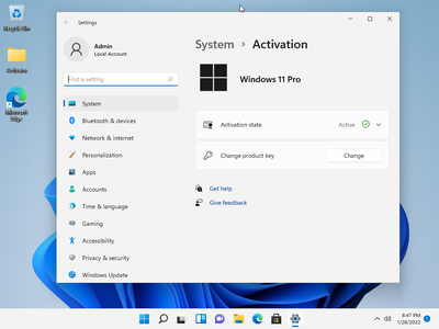 Windows 11 Pro 21H2 Build 22000.469 (x64) (No TPM Required) Multilingual Preactivated